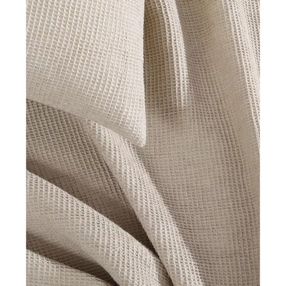 Calvin Klein Microwaffle Melange 3Pc Duvet Cover Set Queen MSRP $295 - Picture 4 of 5